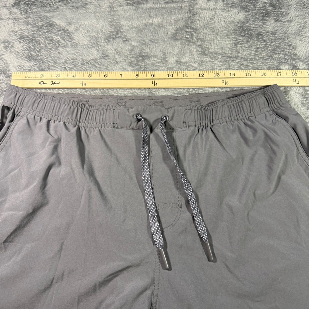 MTN OPS Mens 2XL Gray Performance Athletic Training Shorts Lined 7" Inseam - Picture 3 of 7